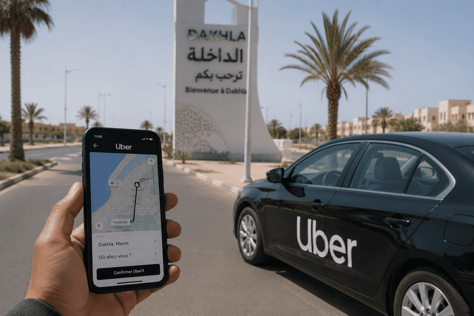 Maroc — Uber étudie une implantation à Dakhla