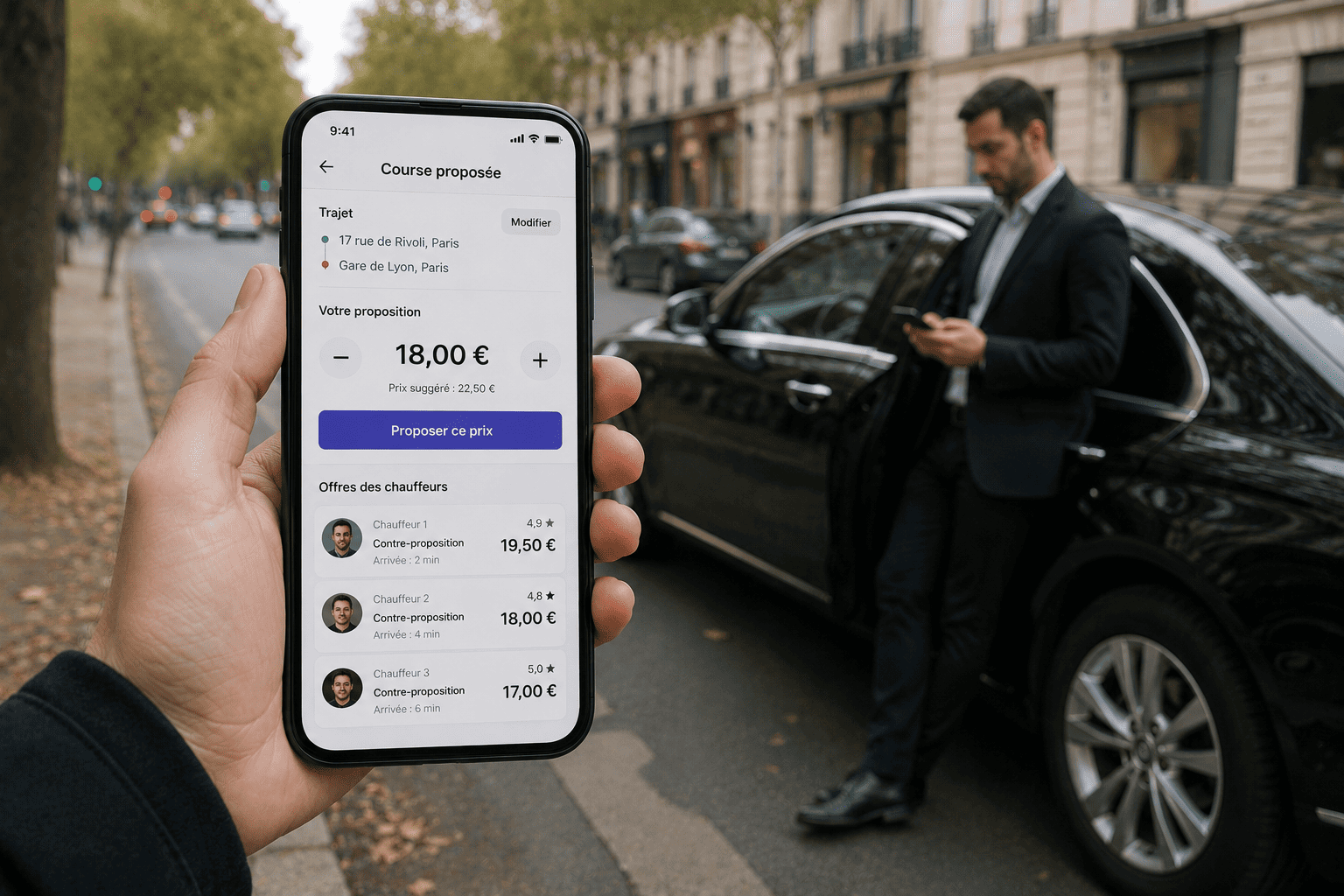 France — Heetch permet désormais de négocier le prix des courses