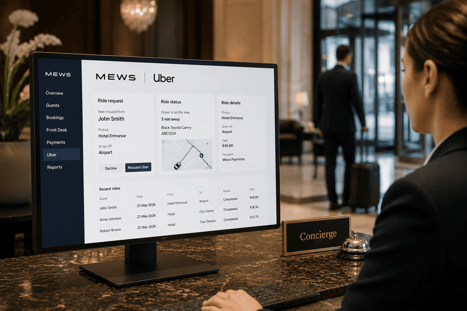 Hôtellerie — Mews et Uber connectent mobilité et gestion hôtelière