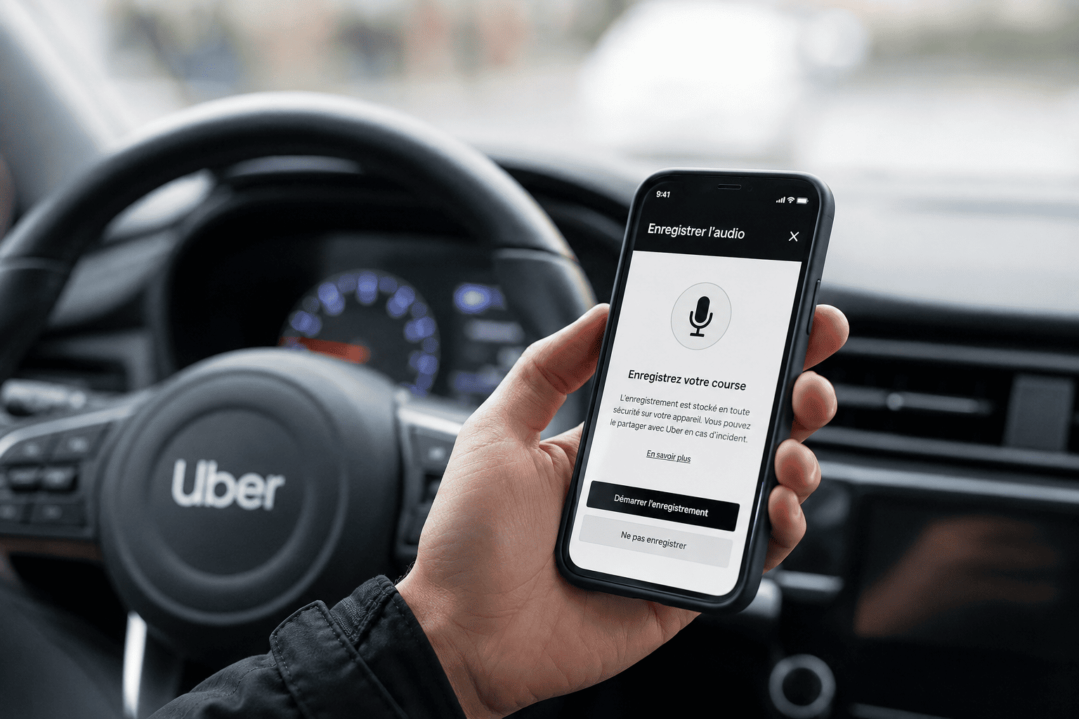 Uber déploie l’enregistrement audio des courses