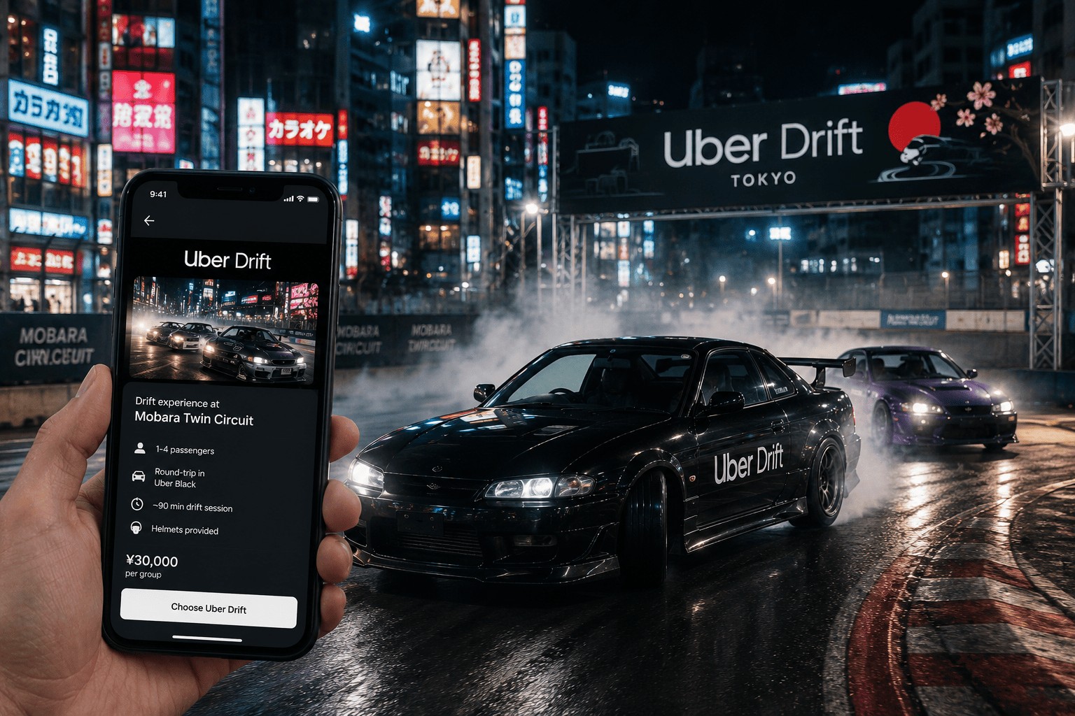 Japon — Uber transforme Tokyo Drift en expérience touristique
