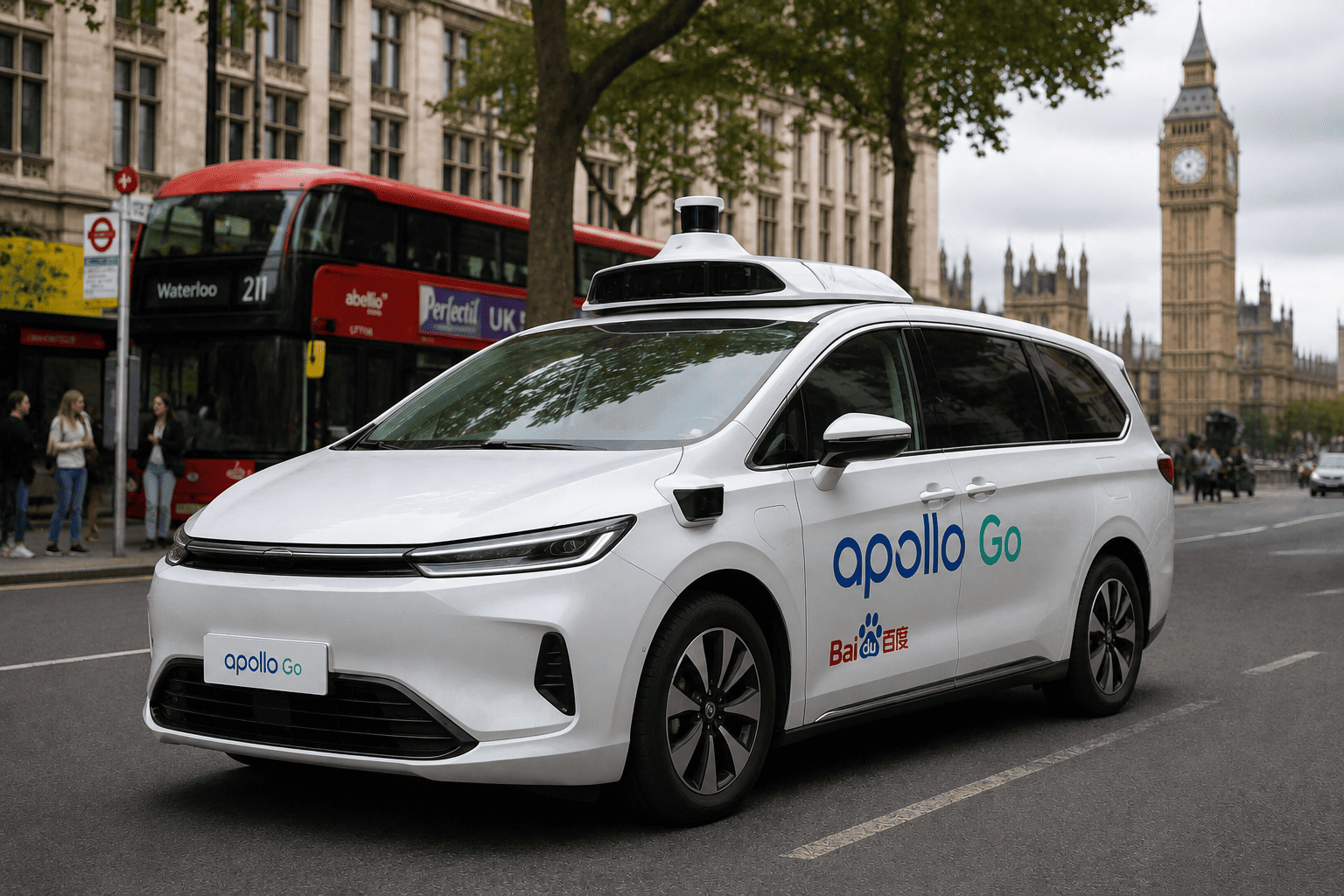 Londres : Baidu lance les essais de ses taxis autonomes avant un déploiement sur FreeNow en 2027