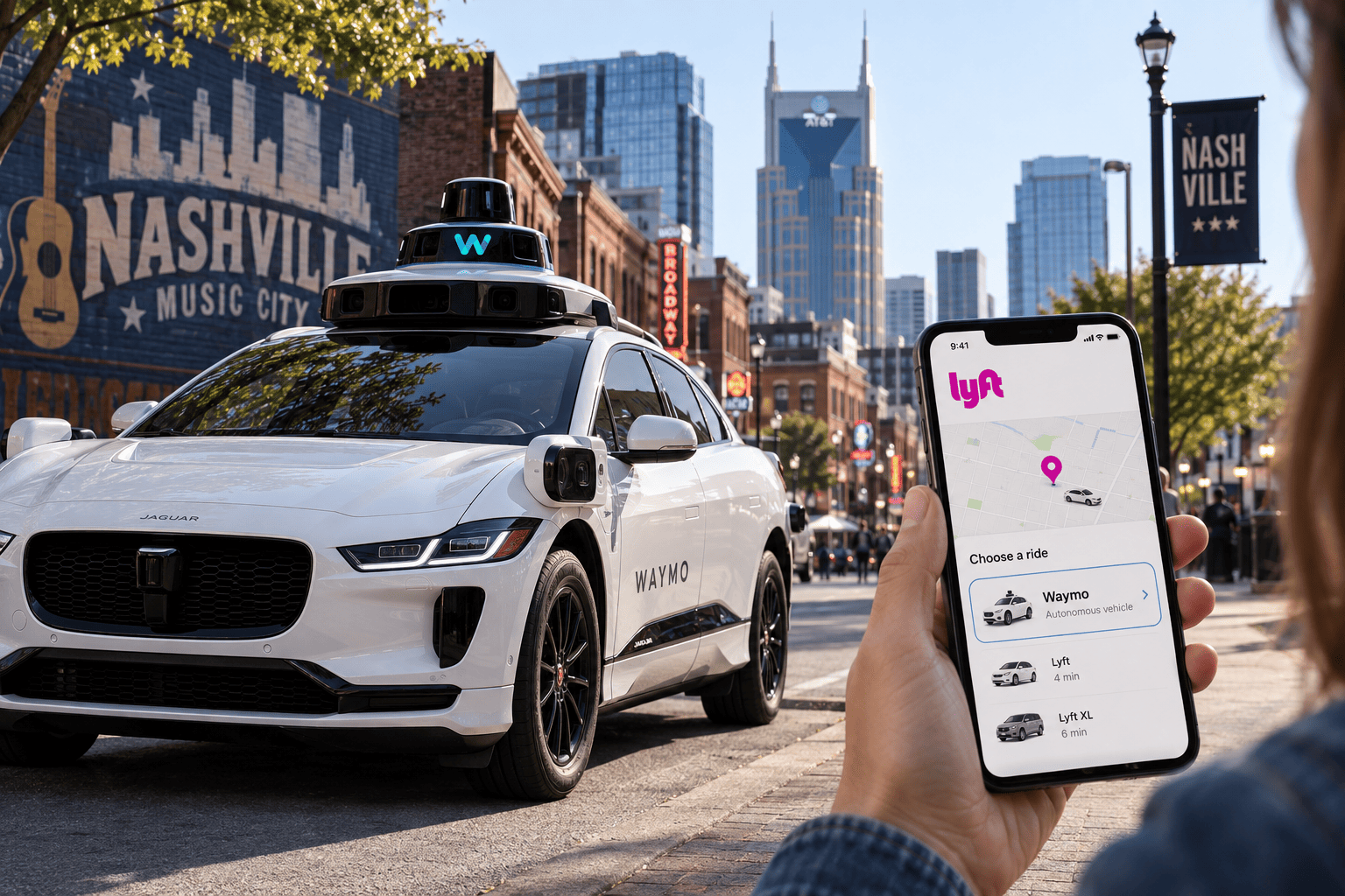 États-Unis : les robotaxis Waymo lancés sur l'application Lyft à Nashville