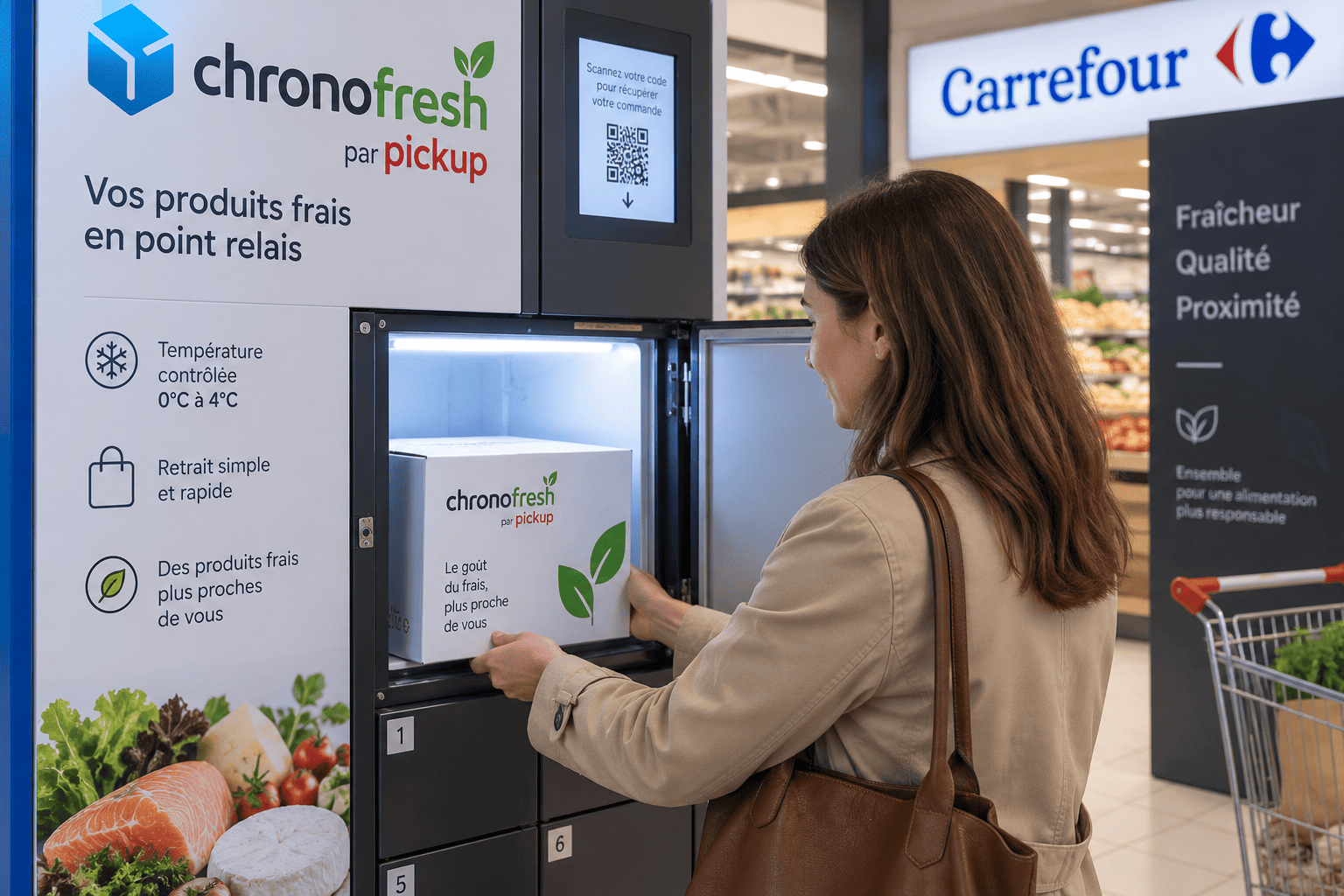 France : Chronofresh étend la livraison de produits frais aux points relais