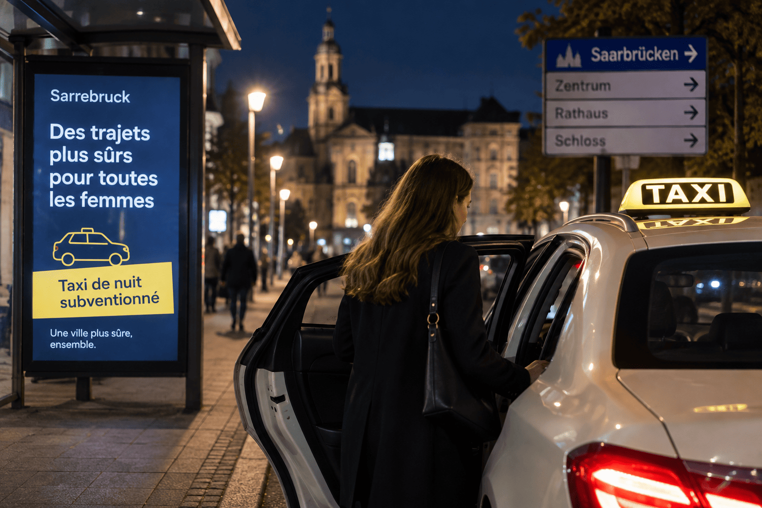 Allemagne : Sarrebruck subventionne les taxis de nuit pour les femmes