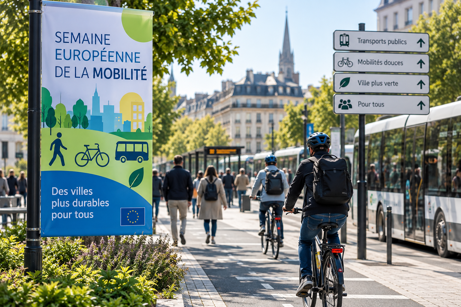 Europe : la Semaine européenne de la mobilité se déroule du 16 au 22 septembre