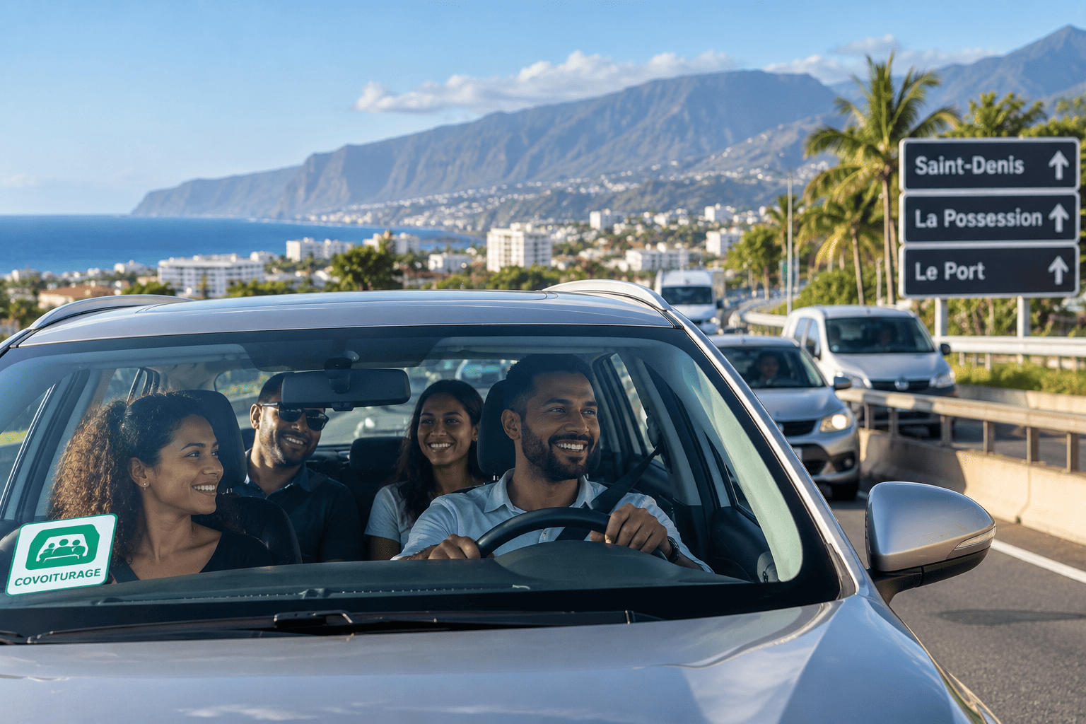 La Réunion : le covoiturage s’impose face à la hausse du prix des carburants