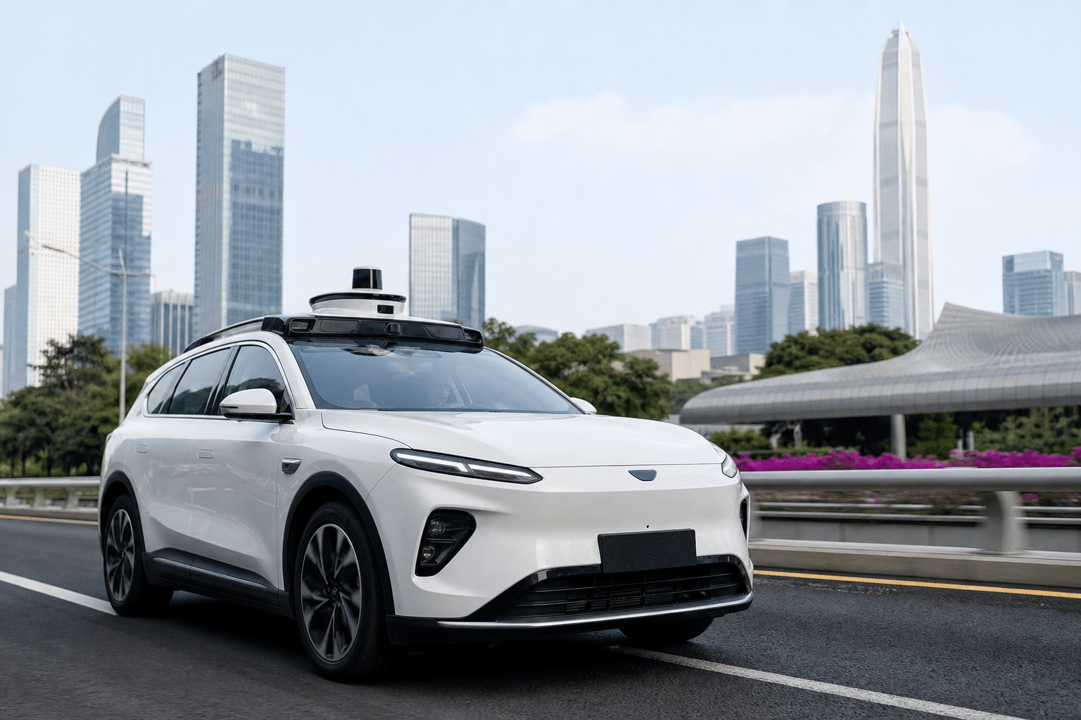 Chine : lancement d'un service de robotaxi à Shenzhen