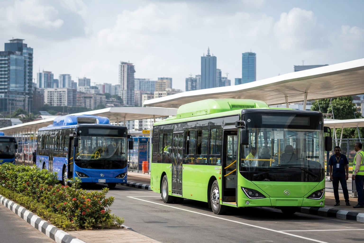 Nigeria : Lagos reçoit des bus CNG et électriques