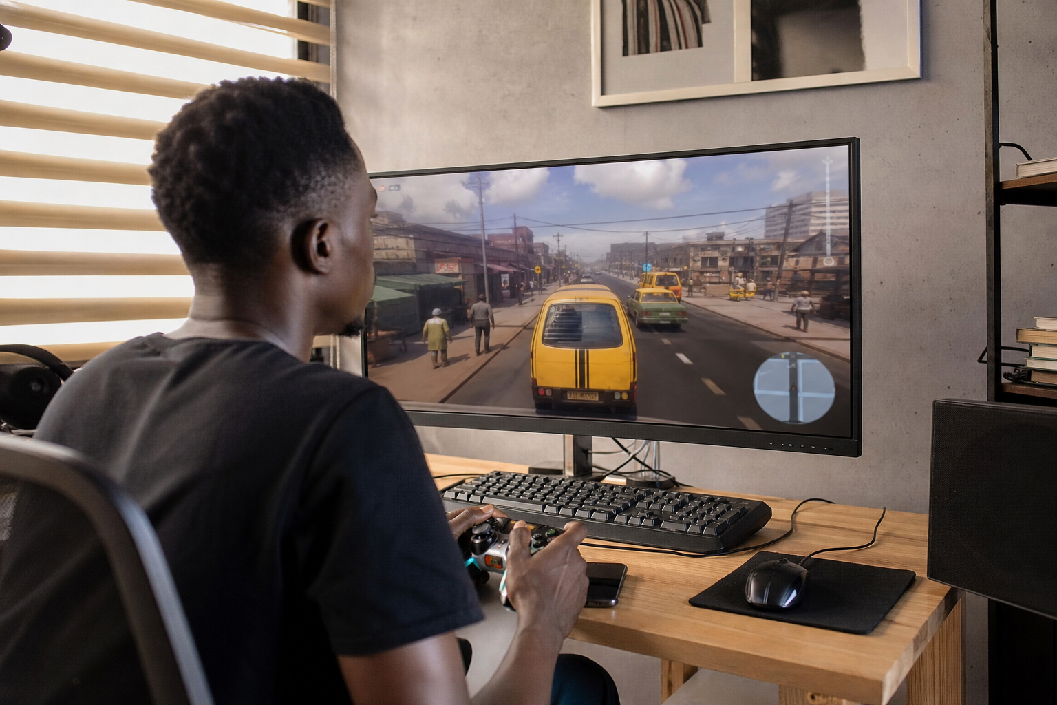 Nigeria : un créateur développe un jeu viral sur les bus danfo de Lagos