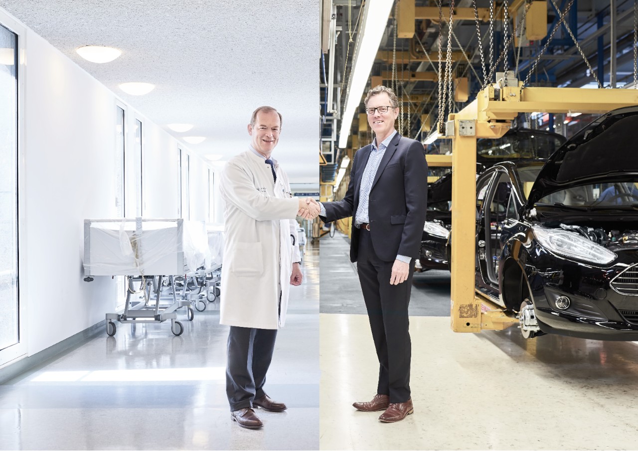 Une coopération unique entre Ford et le CHU de Cologne pour le bien des patients