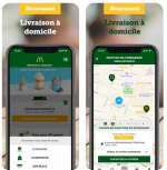 La nouvelle application McDo France propose la livraison à domicile